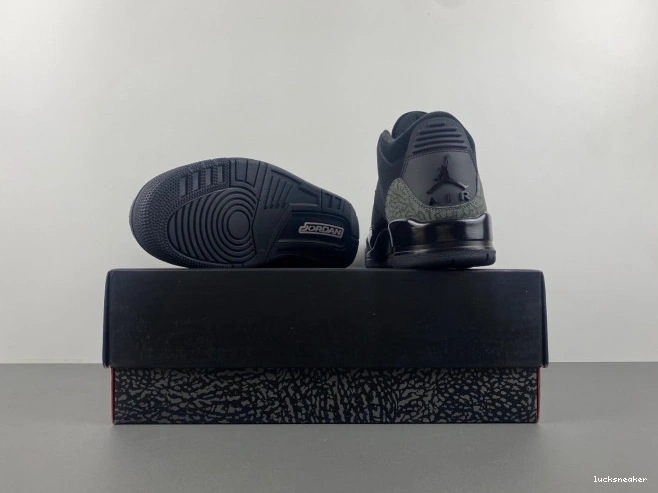 Rep LUCY 3 Black Retro CK9246-168 Cat Air Jordan 0714